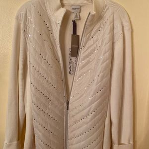 Chico’s sweater jacket size 3. Size XL/1X